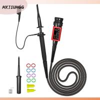 MKJIUHGG 100MHz เครื่องแสดงคลื่นกระแสไฟฟ้าของ P4100 สีดำสีดำ 100:1 หัววัดคลิป สากลสากลสากล สายทดสอบสำหรับทดสอบ