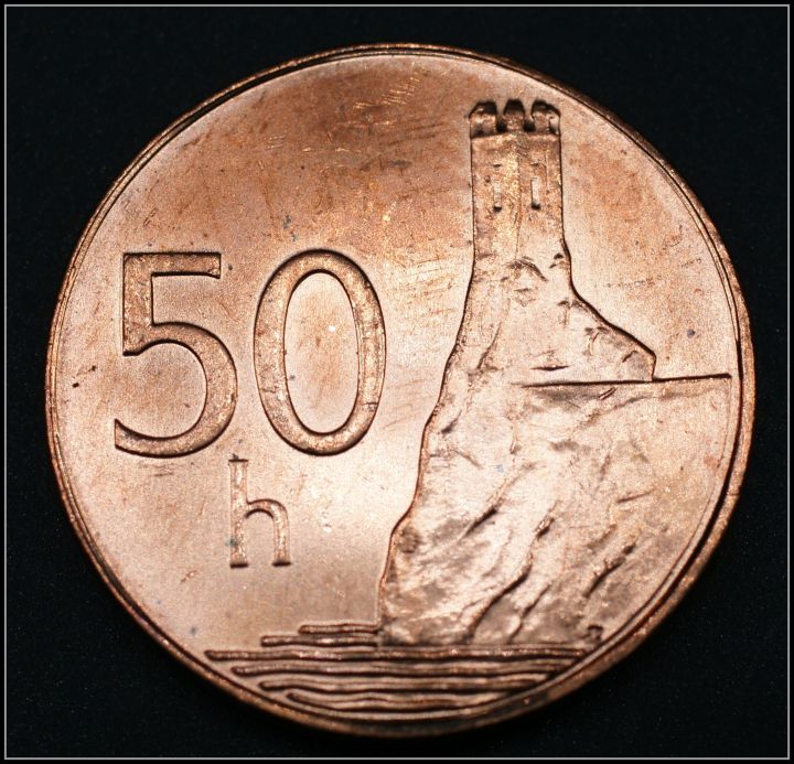 slovakia-50เหรียญเฮลเลยุโรปใหม่รุ่นเหรียญที่ระลึก100-หายากจริงสำหรับปีที่สุ่มเลือก