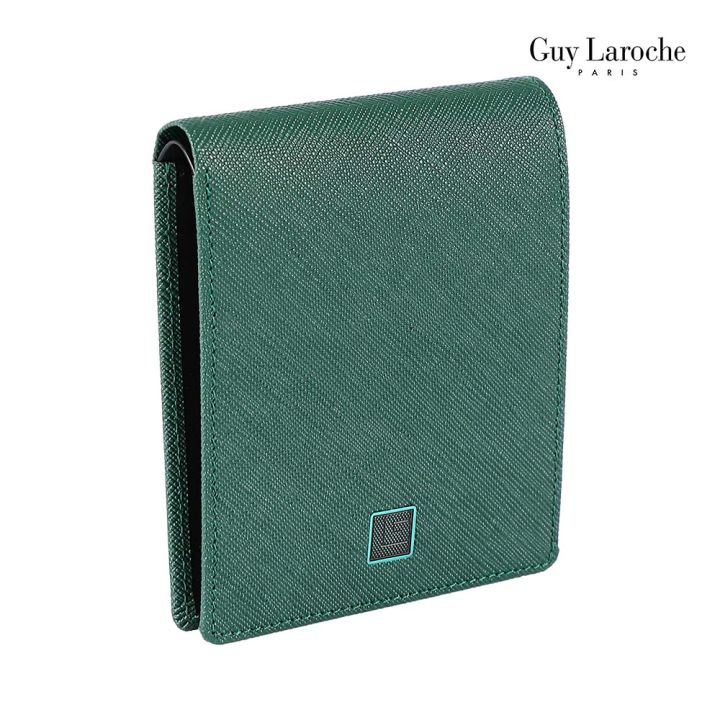 guy-laroche-กระเป๋าสตางค์พับสั้น-รุ่น-mgw0321-สีเขียว