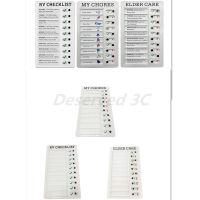 Multi-purpose Memo Checklist To-do-list Pad 5 39; 39;x8 39; 39; Adjustable My Chores Checklist Board for Car RV Home Classroom Wall