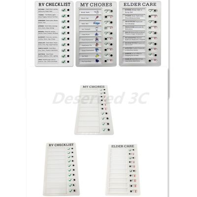 Multi-purpose Memo Checklist To-do-list Pad 5 39; 39;x8 39; 39; Adjustable My Chores Checklist Board for Car RV Home Classroom Wall