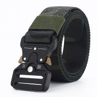 【YF】 Fashion Mens Belts Outdoor Combat Canvas Camo Print Waistband Jeans Pants Accessories