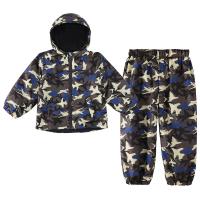 LZH Children Clothing Set  Autumn Winter Boys Clothes Dinosaur Raincoat Jacket+Pant Outfit Kids Sport Suit For Boys Clothing