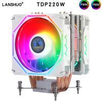 LANSHUO Cooler CPU X97 2011v3 V4 best budget Cpu cooler 6 Heat pipe 120mm RGB fan LED Cooling X79 X99 X299 New Arrivals Hot-kxodc9393