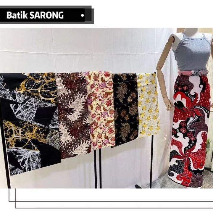batik-sarong-ผ้าถุง2021-ลายโสร่ง-มาใหม่-ผ้าถุง-ผ้าถุงลายสวย-ลายโสร่ง-ลายดอกไม้-สวย-เย็บแแล้ว-พร้อมใส่-กว้าง-2-เมตร
