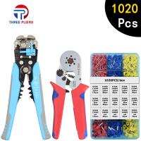 Multifunctional Wire Stripper Crimping Tool Kit HSC8 6 6/6 4A Pliers Self Adjusting 8 Inch Cutter CrimperFor Tube Terminal