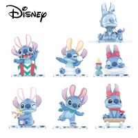 ฟิกเกอร์แอ็กชันแท้ Lilo &amp; Stitch ชุดนิทานฤดูหนาวกล่องทึบของเล่นโมเดล Pvc ของเล่นของสะสมตุ๊กตาของขวัญของเล่นเด็ก