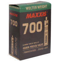 ยางใน Maxxis รุ่น Welter Weight 700x23/32C จุ๊ป FV  Superlight ยาว 48 60 80mm ราคาต่อเส้น