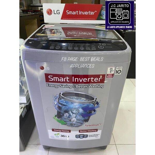 LG Smart inverter 10kl Toplod Fully Auto washing Machine Lazada PH