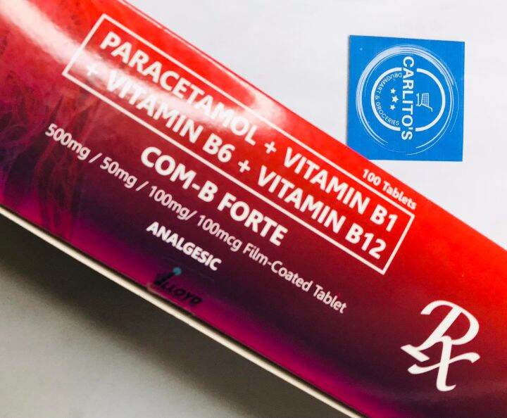 COM-B FORTE VITAMINS B1, B6, & B12 | Lazada PH