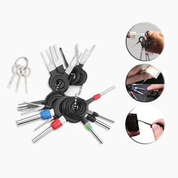  Terminal Removal Tool Kit, 82 Pcs Terminal Removal Extractor Set,  Depinning Pin Release Ejector Wire Connector for Car Auto Electrical Wiring Tool  Set : Automotive
