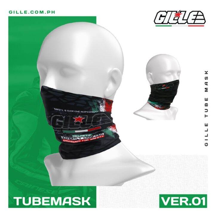 Gille Full Sublimation Tubemask bandana for motorcycle riders mask