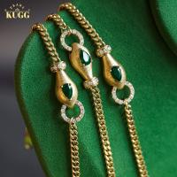 【YF】✥∏❄  KUGG 18K Gold Real Luxury Fashion Snake Design