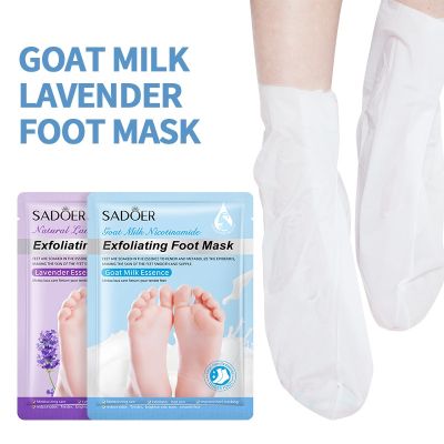 【CW】 SADOER Goat Milk Nicotinamide Dead Skin Remover Exfoliante Heels Moisturizing крем от грибка на ногах Detox Patch Foot Mask 1Pc