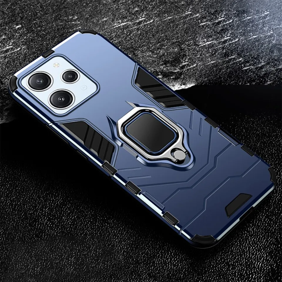 Funda For Xiaomi Redmi 12 Case Xiaomi Redmi 12 4G 5G Cover Cases Armor PC  TPU Shockproof Protective Phone Bumper Xiaomi Redmi 12