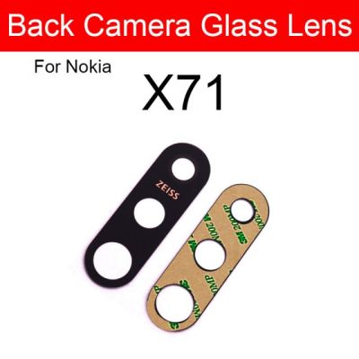 【✔In stock】 anlei3 กล้องมองหลังเลนส์กระจกสำหรับ Nokia 3 3.1 5 5.1 6 6.1 6.2 7 7.2 8 8.1 Plus X6 X5 X7 X71ด้านหลังสติกเกอร์กาวแก้วเลนส์กล้องถ่ายรูป