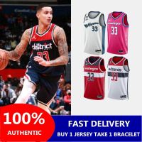 2022-23 New Original NBA Washington Wizards 33 Kyle Kuzma Jersey