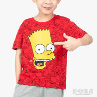 DOSH KIDS BOYS T-SHIRTS THE SIMPSONS เสื้อยืดเด็ก FSIBT5043-RE