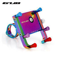 GUB Plus 12อลูมิเนียมอัลลอยด์ที่มีสีสันที่วางศัพท์จักรยาน MTB Handlebar Stand Mount สำหรับจักรยานไฟฟ้ารถจักรยานยนต์ Scooter