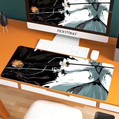 Bleach Large Anime Mouse Pad 90x40cm Big Computer Gaming Mousepad Anti-Slip Natural Rubber With Locking Edge Gaming Mouse Mat
