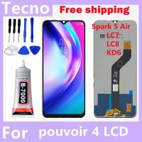 New 7inch LCD For TECNO POUVOIR 4 LC7 / POUVOIR 4 Pro LCD Display Touch Screen Digiziter Assembly With Tools