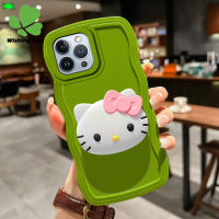 WishingTree เคสโทรศัพท์แฟชั่นสำหรับ OPPO Reno Reno2 Reno2 F Reno5 Reno5 K Reno 5 Pro Reno 7 SE Reno7 Z Reno8 Z น่ารักตุ๊กตา Hello Kitty เคสมือจับสำหรับโทรศัพท์มือถือขอบหยักฝาครอบโทรศัพท์ TPU ซิลิโคนนิ่ม