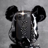 Casetifyเคสโทรศัพท์มือถือกระจก ลายโลโก้ Bearbrick สําหรับ For iPhone 7 8 Plus X XS XR 11 12 13 Mini Pro Max SE 2020