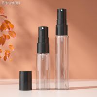 ۩✲☒ 3ml/5ml/10ml Perfume Refillable Bottles Glass Spray Bottle Mini Atomizer Dispenser Travel Outdoor Portable Carry-on Sprayer 5pcs