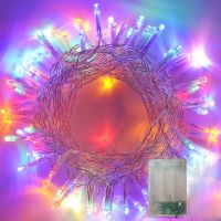 1/3/4/10M Fairy Light String LED Lights Garlands Battery-operated Festoon Christmas Decoration Wedding Party New years Decor