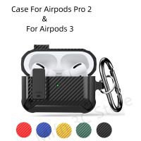 Safety Lock Case Cover For Airpod Pro 2 Sturdy Cover for Airpod Pro 3 Case with/key chain for airpods pro 2nd generation case Headphones Accessories