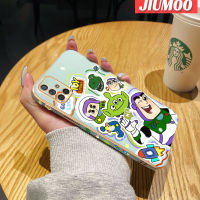 JIUMOO เคส A70s ปลอกสำหรับ Samsung Galaxy A71 4G A70พร้อมเคสโทรศัพท์กันกระแทกลายการ์ตูนมอนสเตอร์ขอบด้านข้างสี่เหลี่ยมของแท้นิ่มแบบดั้งเดิมปลอกหุ้มหลังกรอบป้องกันกล้อง