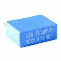 1ชิ้นสีชมพู440V ~ X1 473K 47NF 0.047Uf ฟิล์มโลหะ MKP ตัวเก็บประจุ