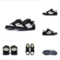 Hot Sale Original✅ ΝΙΚΕ Staple- x Duk- SB- Low Pro O G Q S Classic Fashion Men and Women Casual Sports Sneakers Skateboard Shoes Black and White {Free Shipping}