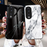 เคสมีสไตล์สำหรับ Huawei Honor 90 5G Honor90 2023 Marbled ลายเคสโทรศัพท์ TPU แบบรวมทุกอย่างเคสกันกระแทกมือถือกรอบด้านหลังเต็มรูปแบบ