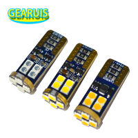 202110pcs W5W LED canbus T10 12 smd 3030 no error Car lamp Turn Side License Plate Light Trunk Lamp Clearance Lights White Red Amber