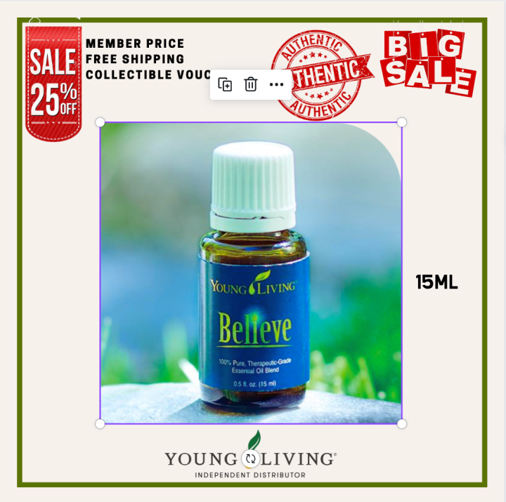 Young Living Believe Essential Oil 15 ml by Young Living Ph (100% ...