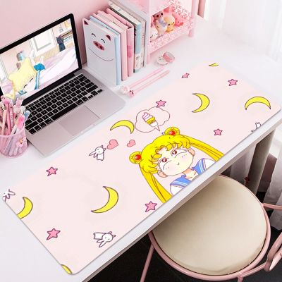 Kawaii Sailor Moon Mouse Pad Large Gaming Accessories Keyboard Mausepad Cute Anime Desk Mat Pc Gamer Computer Mousepad Xxl ковер