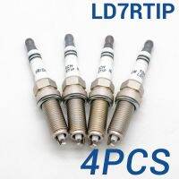 4ชิ้น LD7RTIP 4ชิ้น LD7RTIP 4ชิ้นเปลี่ยนเทียนสำหรับ Denso SC20HR11 90919-01253 ILKAR7B11(4912) ILKAR7L11(94124) PE5R-18-110อิริเดียมหัวเทียน LD7RTIP ไฟฉาย