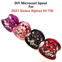 DAIWA 2021 DIY ใหม่ ALPHAS SV TW 2022 Phas SV 800S ตื้น Edtion OD 32Mm Microcast แกนม้วนสายรอกตกปลา