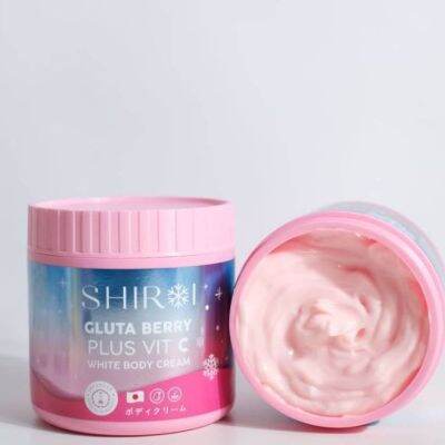 ชิโรอิ กลูต้า เบอร์รี่ วิตซี ไวท์ บอดี้ครีม SHIROI GLUTA BERRY PLUS VIT C WHITE BODY CREAM ครีมบำรุงผิวกาย ขนาด 500 กรัม