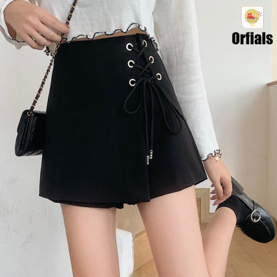 Orfilas 🥐🥐กางเกงขาสั้น พร้อมส่งจากไทย กางเกงขาสั้นเอวสูง เซ็กซี่น่ารักสไตล์เกาหลี กางเกงขาสั้นผู้หญิง กางเกงขาสั้นสตรีสองชิ้นปลอม