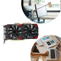 RX580 8GB for AMD Game Graphics Card DDR5 256BIT 2048SP 1284M/8100MHz PCI-E3.0 16X 3XDP 1XHD 1XDVI 8Pin Dual Fan Card