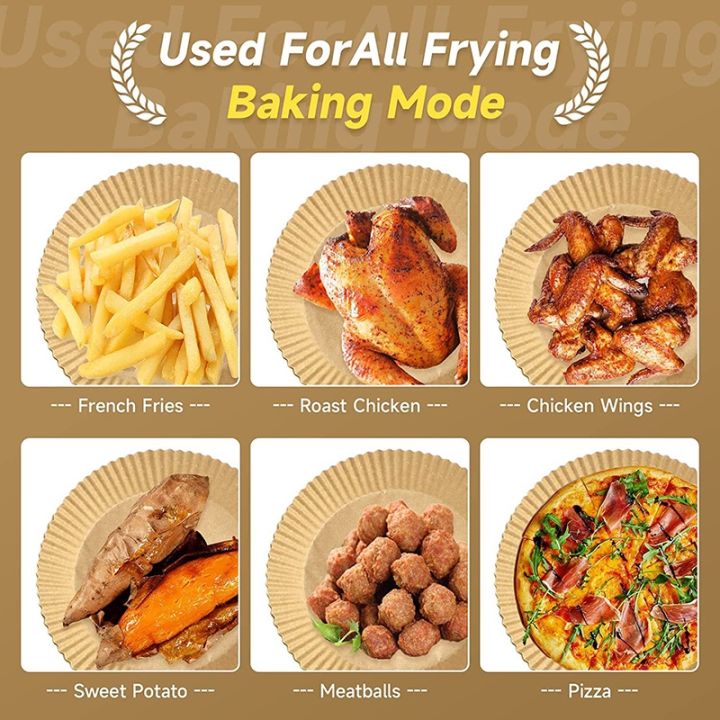 air-fryer-disposable-baking-paper-liner-form-tray-16-20cm-kitchen-grill-parchment-paper-air-fryer-accessories