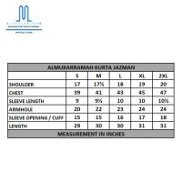 Almukarramah Kurta Lengan Pendek Polos Jazman