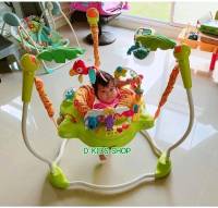 Jumperoo Jungle จั้มเปอร์เด็ก สีส้มสีสดใส มีดนตรี มีไฟ เสริมพัฒนาการเด็ก