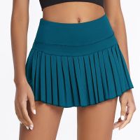 【CC】☜  Tennis Pleated Skirt With Inner Lining Waist Layer Design Sport Dancing Shorts