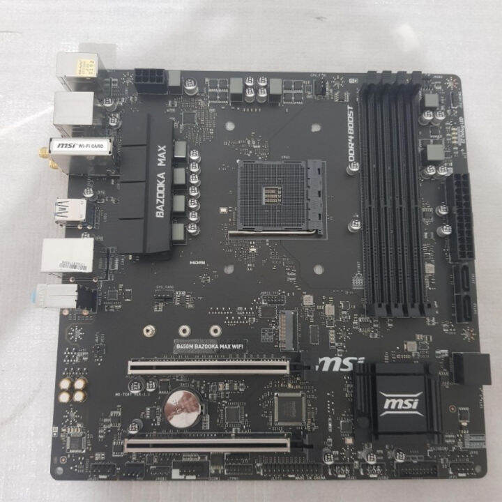 Motherboard Mainboard MSI B450M Bazooka Max WiFi Socket AM4 DDR4 ...