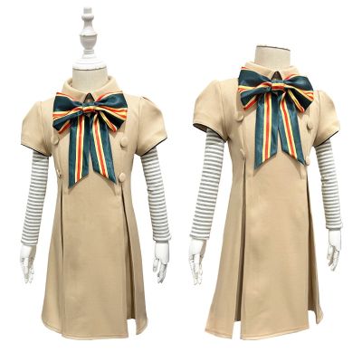 [COD] M3GAN Megan cos adult children with the same paragraph womens new dress suit horror movie costume