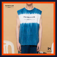 (PAINKILLER x GOOD GOODS) TANK (LOOSE-FIT) ROW / เสื้อมัดย้อม ม่อฮ่อม เสื้อแขนกุด โอเวอร์ไซส์ เสื้อยืด เสื้อผ้าผู้ชาย เพนคิลเลอร์ / tank top menswear PAINKILLER / SS23