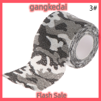 Gangke 1PC กลางแจ้ง Camo ปืนล่าสัตว์กันน้ำตั้งแคมป์พราง Stealth DUCT Tape